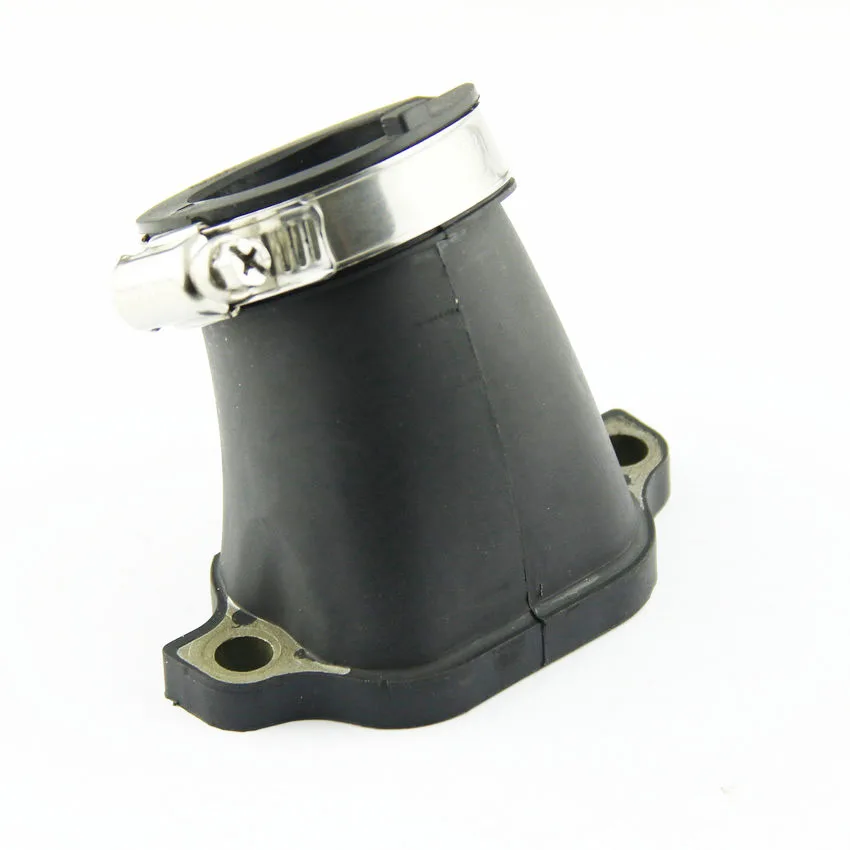 

2pcs Intake Manifold Carb Boot Carburetor Interface Adapter Rubber For Polaris 1253415 Sportsman Twin MV Browning MILITARY