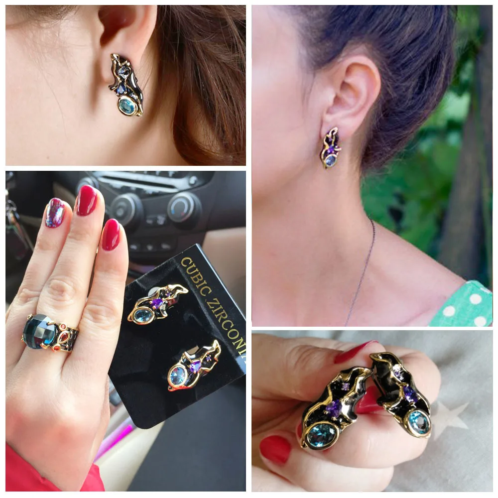 color earrings 12
