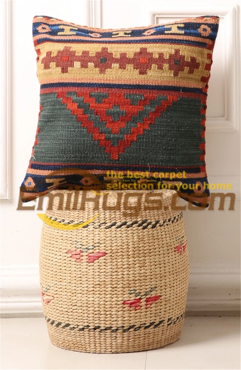 

pillow 30 50 Handmade Kilim Handmade Decor Beautiful Amazing Hand Crafted Gorgeous Floral Wool Chair Pad