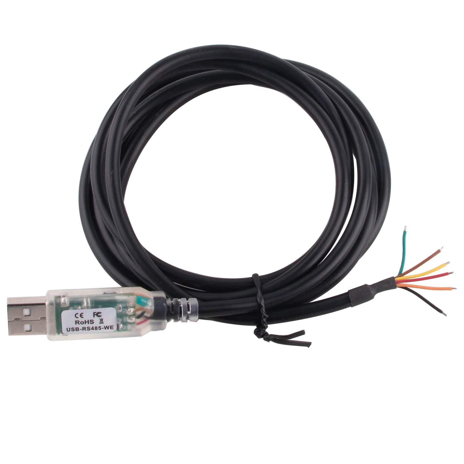 Serial Port Converter Cabo Adaptador Fio End Chip Ftdi Suporta Windows 10 xp Mac os Usb para Rs485 6pin - Imagem 2