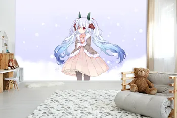 

[Self-Adhesive] 3D Hatsune Miku 866 Japan Anime Wall Paper mural Wall Print Decal Wall Murals Belly