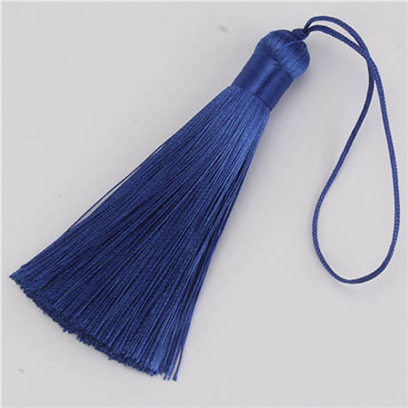 8cm Silk Tassel Pendant Accessories for Jewelry Making Satin Tassel Fringe Trim DIY Earrings Handmade Crafts Findings