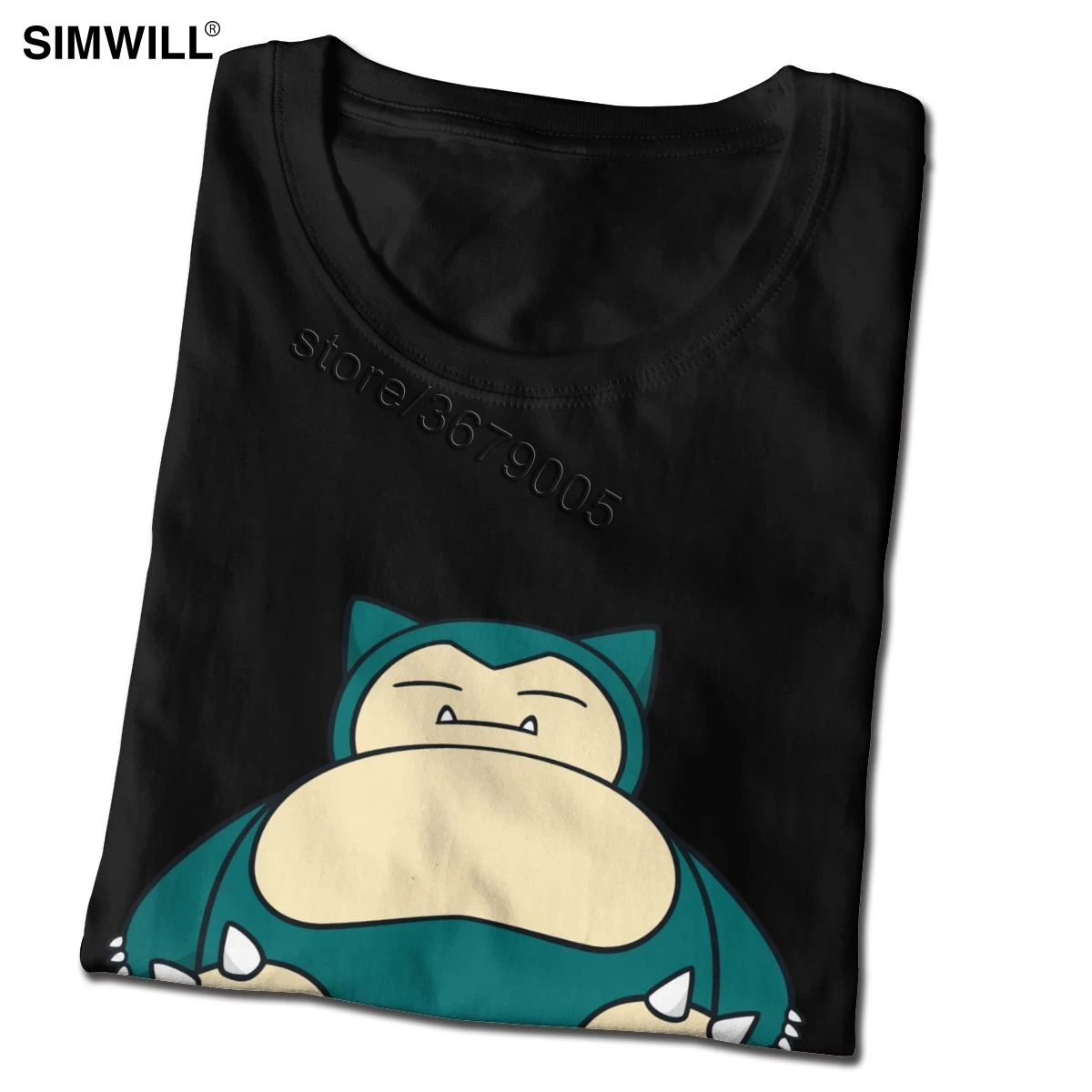 Модная футболка Snorlax Not Today, забавные летние футболки с покемонами, Мужская хлопковая футболка с коротким рукавом, уличная футболка с рисунком храпа