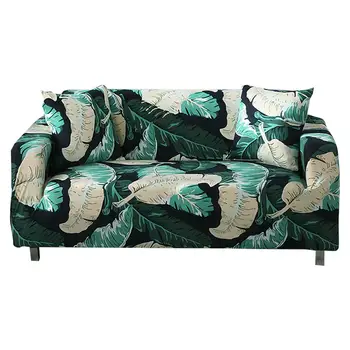 

Stretch Sofa Slipcover Printing Anti-Slip Soft Couch Sofa Cover Washable Furniture Protector With Anti-Skid Foam Elastic Bottom
