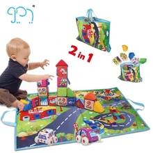 Tapis de gymnastique en mousse à Double Surface pour enfants, jouets de sol doux