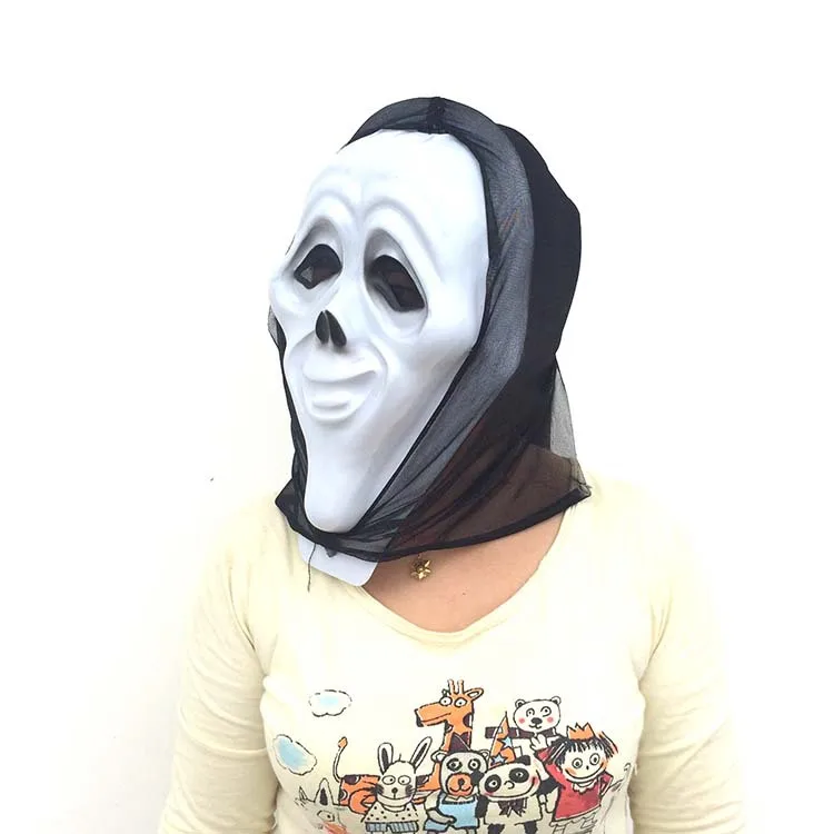 Монолитный страшная маска смерти крик маска гримаса для Хэллоуина маска