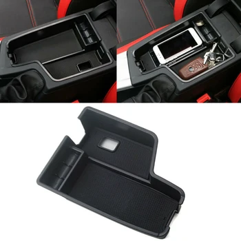 

1 PC Car Center Console Armrest Storage Box Black Plastic Tray Case Fit For BMW 3 Series F30 2013-2016