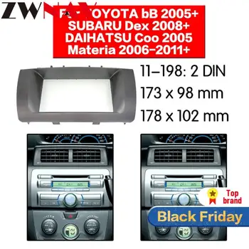 

Car DVD Player frame For Toyota bB 2005+/Subaru Dex 2008+/Daihatsu Coo 2005+/Materia 2006-2011 Auto Radio Multimedia NAVI fascia