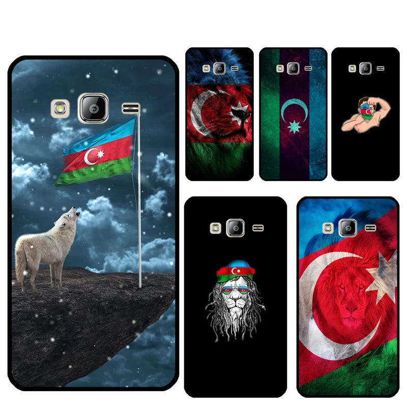 Чехол-накладка для Samsung Galaxy J4 J6 Plus A6 A7 A8 A9 J8 2018 A3 A5 J3 J7 2017 J1 J5 2016 с флагом Азербайджана