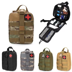 Campmore Outdoor Survival First Aid Bag Molle Tactical Waist Bag Outdoor SOS Medical Kit Waist Belt Backpack
