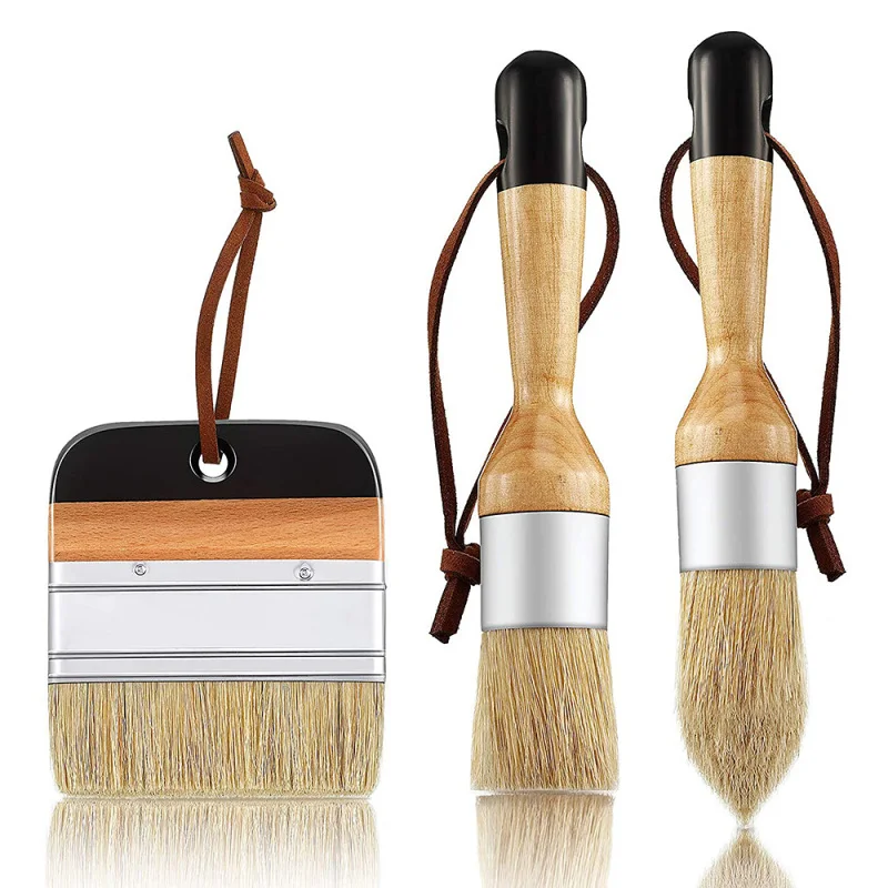 3 шт./лот набор деревянных кистей для рисования мебель столов стульев шкафов