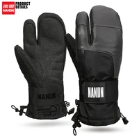 NANDN Ski gloves Waterproof and keep warm kevlar wear resistant material  snowboarding Men and women 1