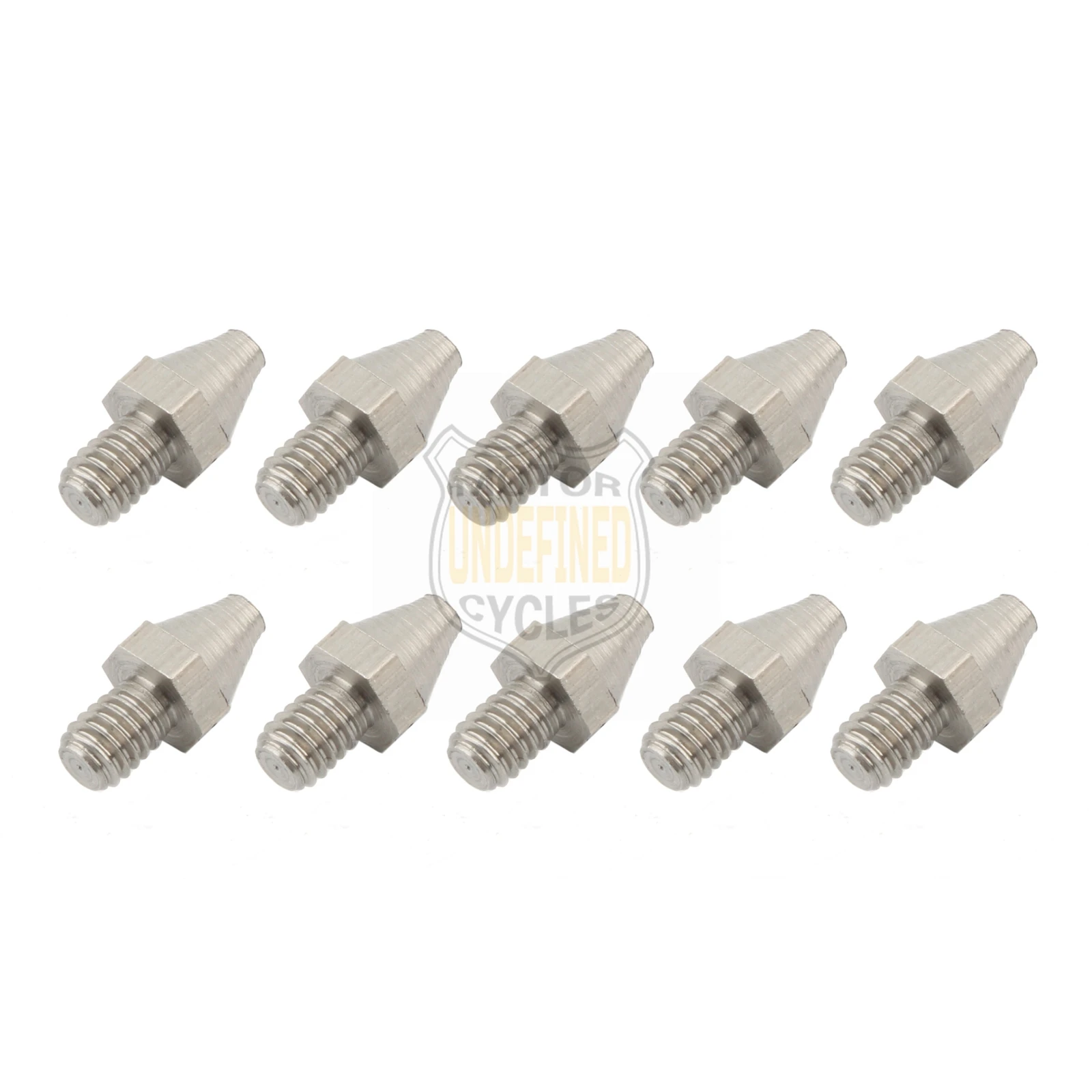 Silver MX Foot Pegs Spike Motorcycle Cleats Pin Rivet Replacement Offroad Style For Harley Floorboards Shifter Brake Pedal Pegs