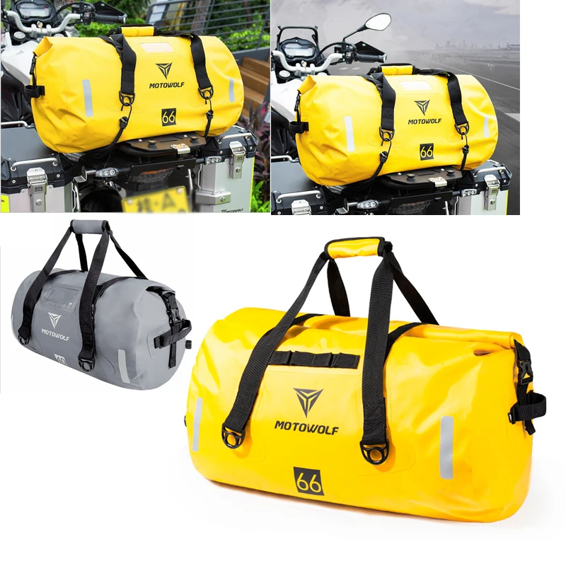 R1200GS Motorcycle Waterproof Tail Bags Back Seat Bags 90L Travel Bag Motorbike Scooter Sport