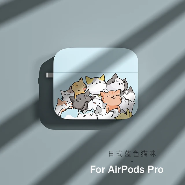 Earphone Case For AirPods 1 2 Silicone Wireless Bluetooth Earphone Cartoon Pictures Case For AirPods Pro Protective Cover For AirPods Pro