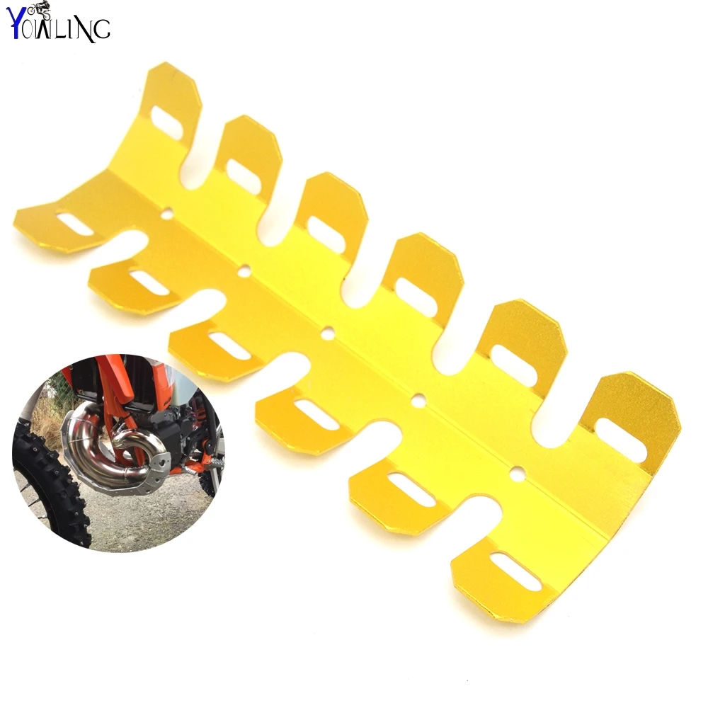 Off-road Exhaust Muffler Pipe Guard Protector Heat Shield For YAMAHA WR450 WR250 TTR125 XT250 YZ250 YZ426 YZ450 F X FX R L E