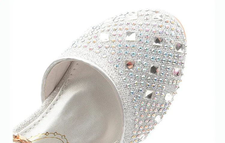 Vestidos de fiesta de noche Wedding dress party Toddler Bchaussure enfant fille little girl Bling Glitter Bowtie princess shoes