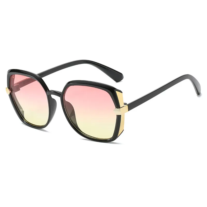 

Sunglasses Women Personality Design Oculos Resin Lenses Sun Glasses Female Eyeglasses Ladies Shades PC Frame Gafas