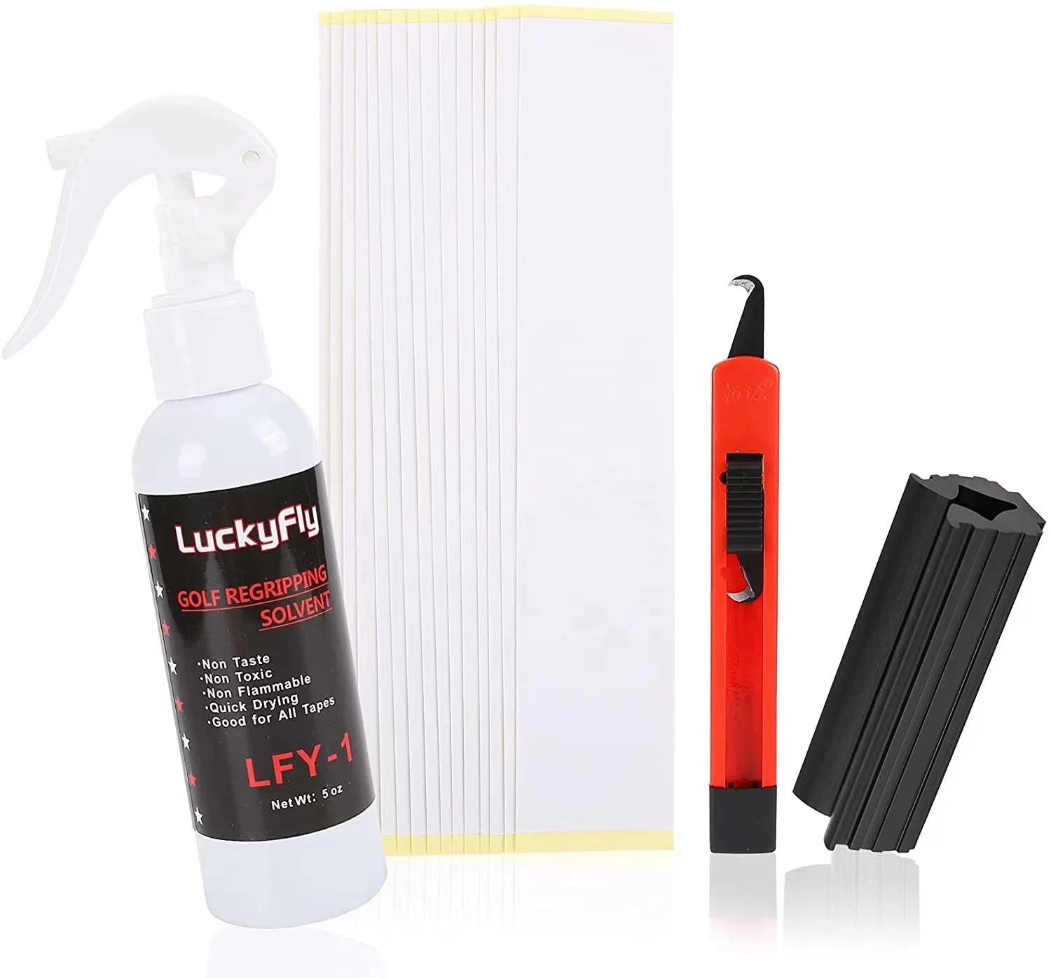 Professional Golf Grip Kits for Regripping Clubs Repair Kit Includes 5oz Solvent 15 Double Sided | Спорт и развлечения