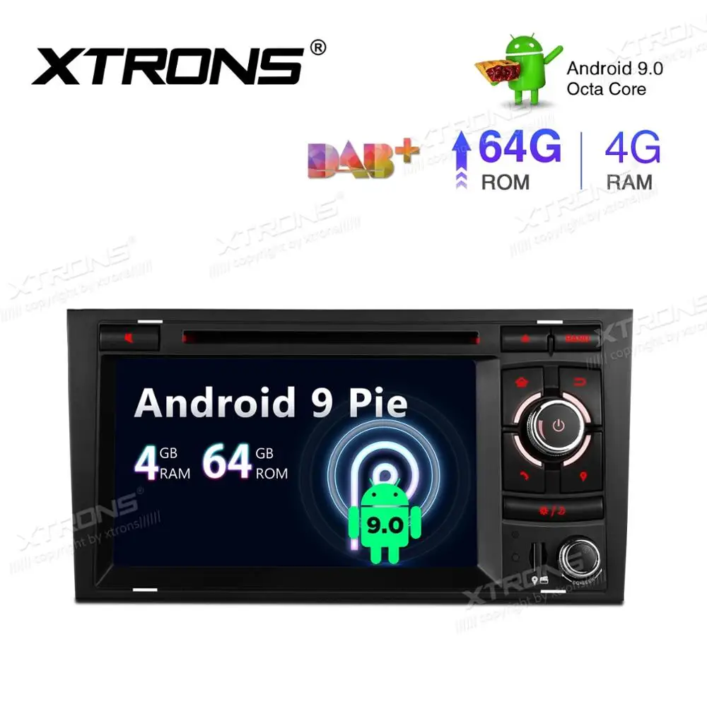 Clearance 7" Android 9.0 Pie OS Car DVD Multimedia Navigation GPS Radio for Seat Exeo 2008-2013 with 4GB RAM 64GB ROM & 2K Video Support 1