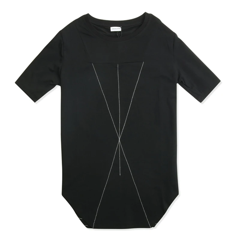 The 2016 summer irregular thin line loose Round collar short sleeve T-shirt tide male t-shirts t-shirts unlined upper garment The 2016 summer irregular thin line loose Round collar short sleeve T-shirt tide male t-shirts t-shirts unlined upper garment