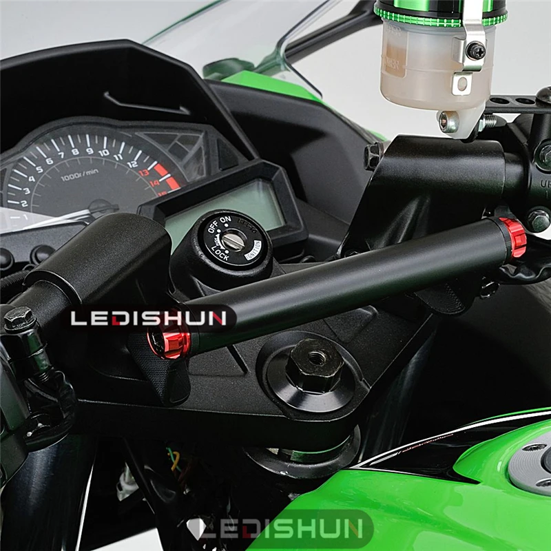 Gps навигация руль кронштейн расширение для KAWASAKI NINJA250R NINJA300 ninja250 NINJA 250 EX250 EX 250 2008- поддержка