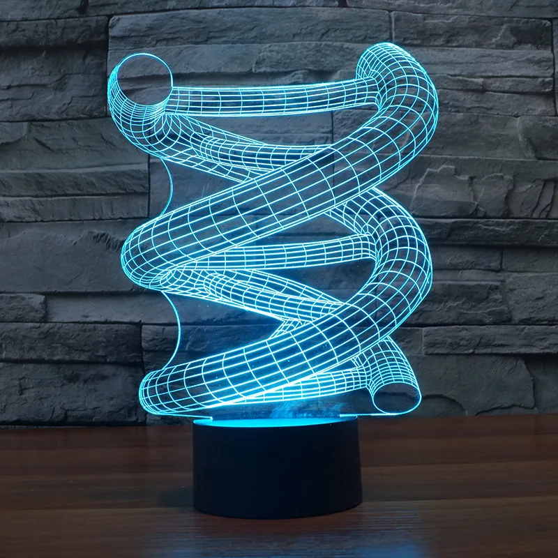 

Fs-3075 Romantic Gift Creative DNA Energy Saving Sleep Light Strange New Electronic Products USB Light New Style