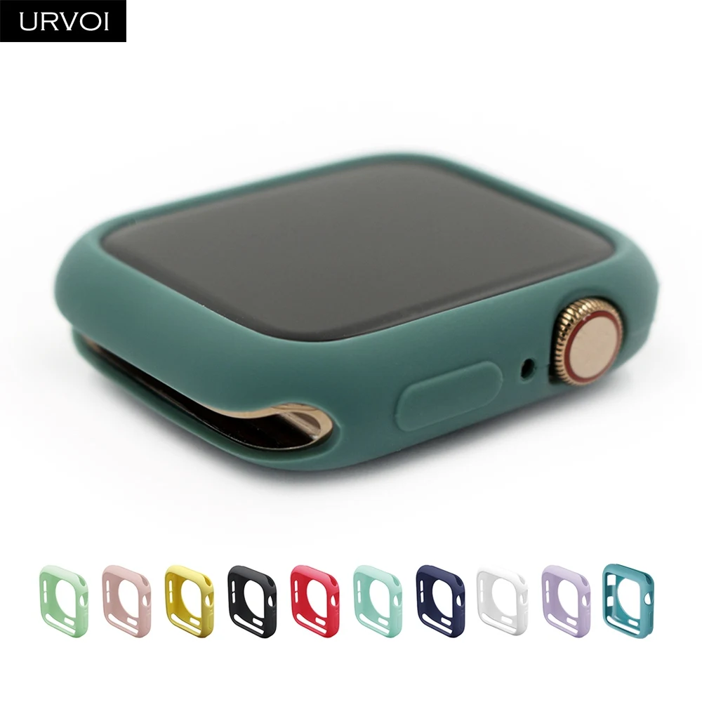 Custodia in TPU URVOI Candy per apple watch series 7 6 SE 5 4 3 2 1 custodia  protettiva colorata per iWatch 41 45 40 44mm cornice ultrasottile|Watch  Cases| - AliExpress