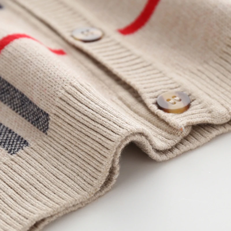 2-8T Toddler Kid Baby Boys Girls Cardigan Sweater Autumn Winter Knit Clothes Long Sleeve Plaid Fashion Knitwear Cute Streetwear toddler sweatshirt,winter sweater,kids sweatershirts