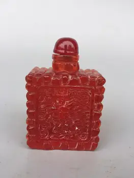 

China Old Beijing used old snuff amber snuff bottle