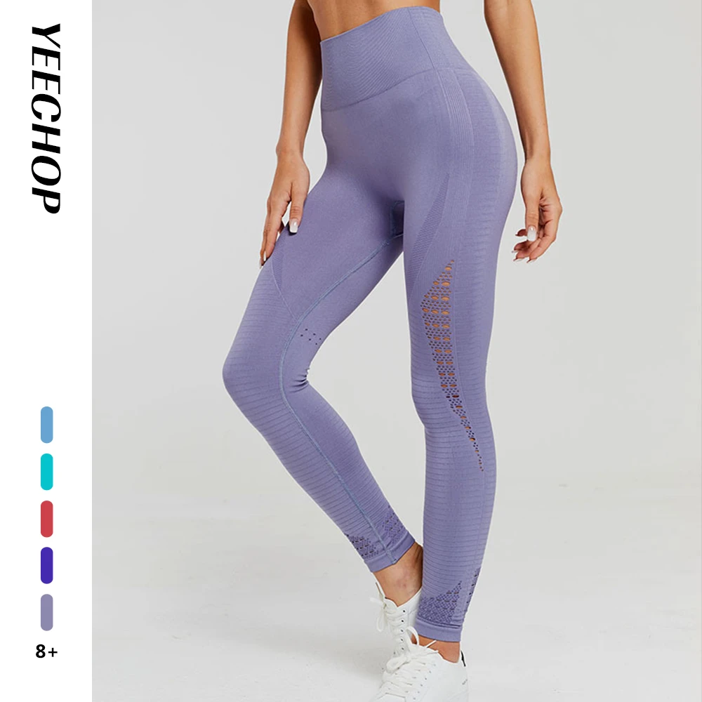 

Women Stretchy Tights Energy Seamless Legging High Waist Gym Fitness Tummy Control No Transparent Comfortable Leggins Yoga Pants