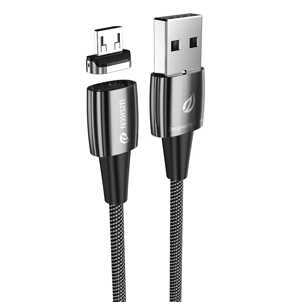 Xiaomi WSKEN X1 Pro Магнитный USB кабель для быстрой зарядки Micro и передачи данных
