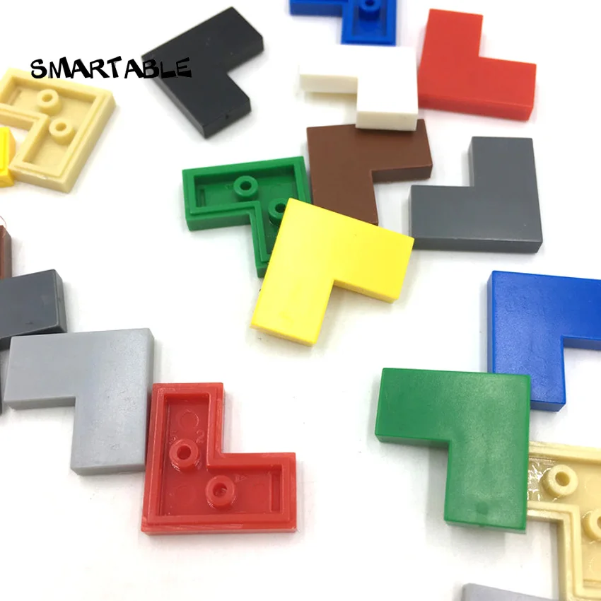 Smartable Tile 2X2 Угловые плоские шпильки строительный блок MOC детали игрушки для детей
