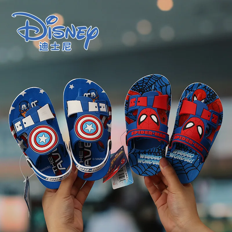 Big Deal Kids Shoes Footwear Flat-Slipper Spiderman Beach-Sandals Captain-America Girl Outdoor bWwnMa1lQWO