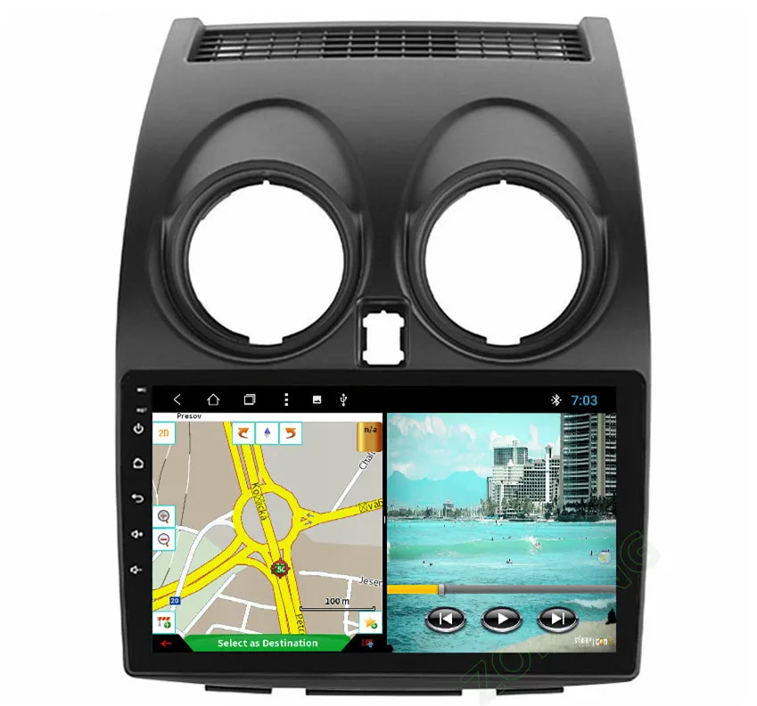 Best 2.5D 9" Octa 8 Core Android8.1 For Nissan Qashqai 2007 2008 2009 2010 2011 2012 2013 Car DVD Player GPS Radio Navigation BT WIFI 19