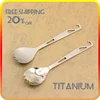 Titanium Spoon Spork Camping Cutlery Ultralight Picnic Set Portable for Camping and Tourism Multifunction Minimalism