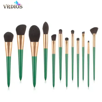 

12Pcs Professional Makeup Brush Set tools Powder Foundation Face Makeup Brushes Lip Concealer Repair Eyeshadow Make up Brush Kit