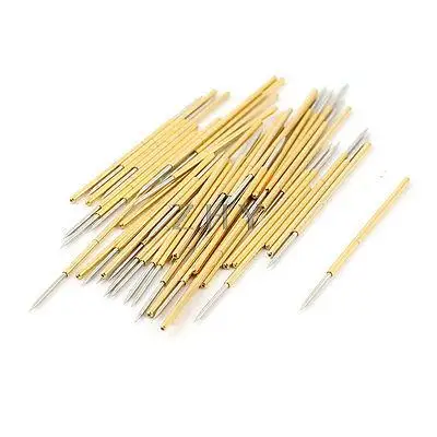 

50 Pieces PL75-B1 0.74mm Spear Tip Spring PCB Testing Contact Probes Pin