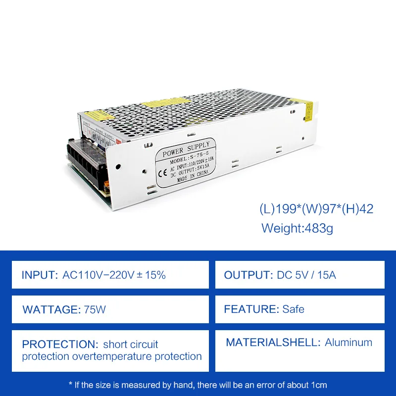 Z07B-5V15A-75W-power