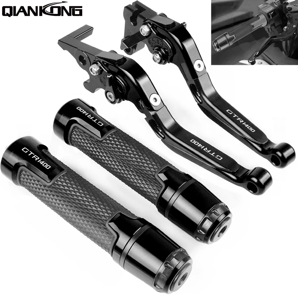 

Motorcycle Brake Handle Adjustable Brake Clutch Levers Handbar End For Kawasaki GTR1400 GTR 1400 2007-2016 2015 2014 2013 2012