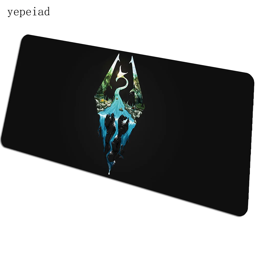Skyrim mousepad 90x40cm kawaii computador tapete do