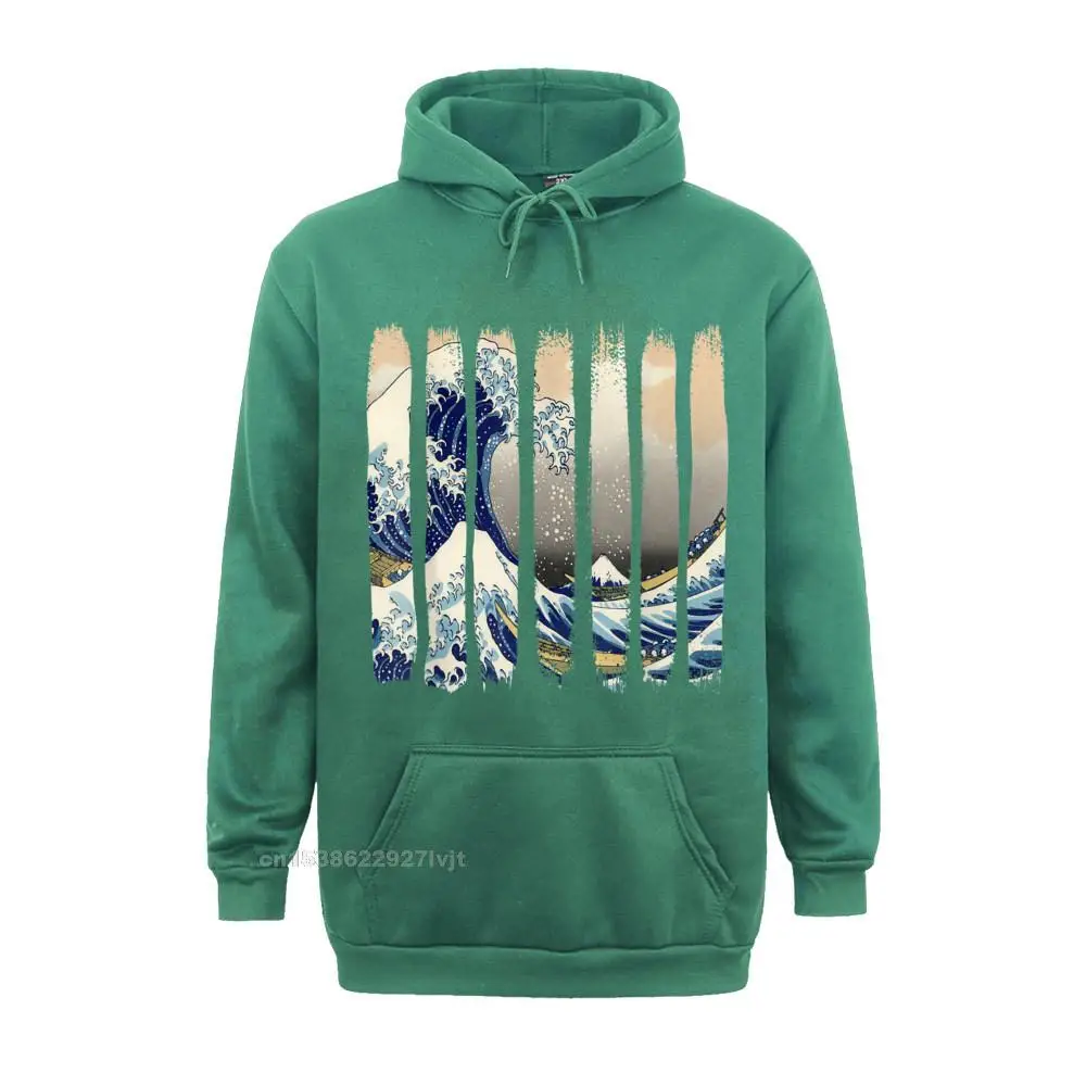 Tops Shirts Fashionable Tops & Tees April FOOL DAY 2021 Newest Casual Short Sleeve 100% Cotton Crewneck Adult T Shirts Casual T-Shirt Edo Japan Hokusai Great Wave off Kanagawa Tsunami_23 green