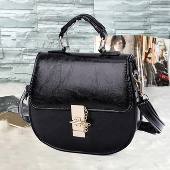 

2020 Fashion New Ladies bag High quality PU Leather Women's Bag Designer Luxury Handbag Black Shoulder Bags Small Messenger bags