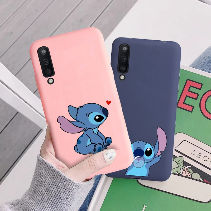 Чехол с рисунком Стича для Samsung galaxy A51 A71 A50 A30 A70 A80 A10 A20 A40 A60 M10 M20 Модный чехол