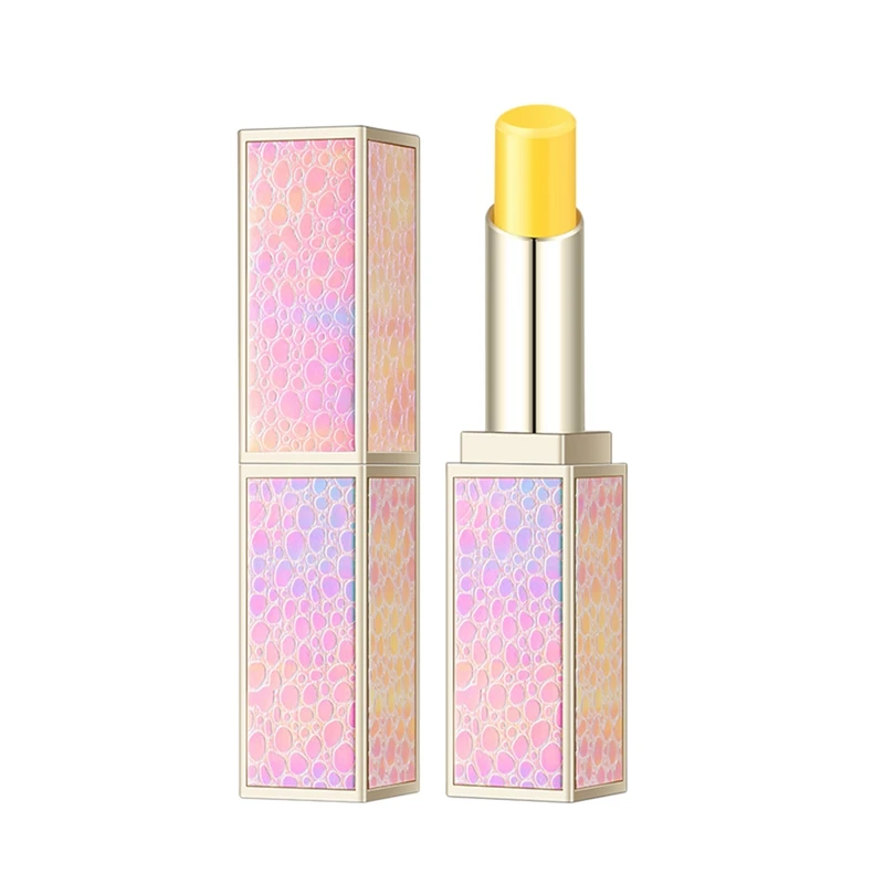 

Macfee Temperature Change Color Yellow Jelly Lipstick Cream Moisturizing Long Lasting Nutritious Lip Makeup Lip Balm Cosmetic