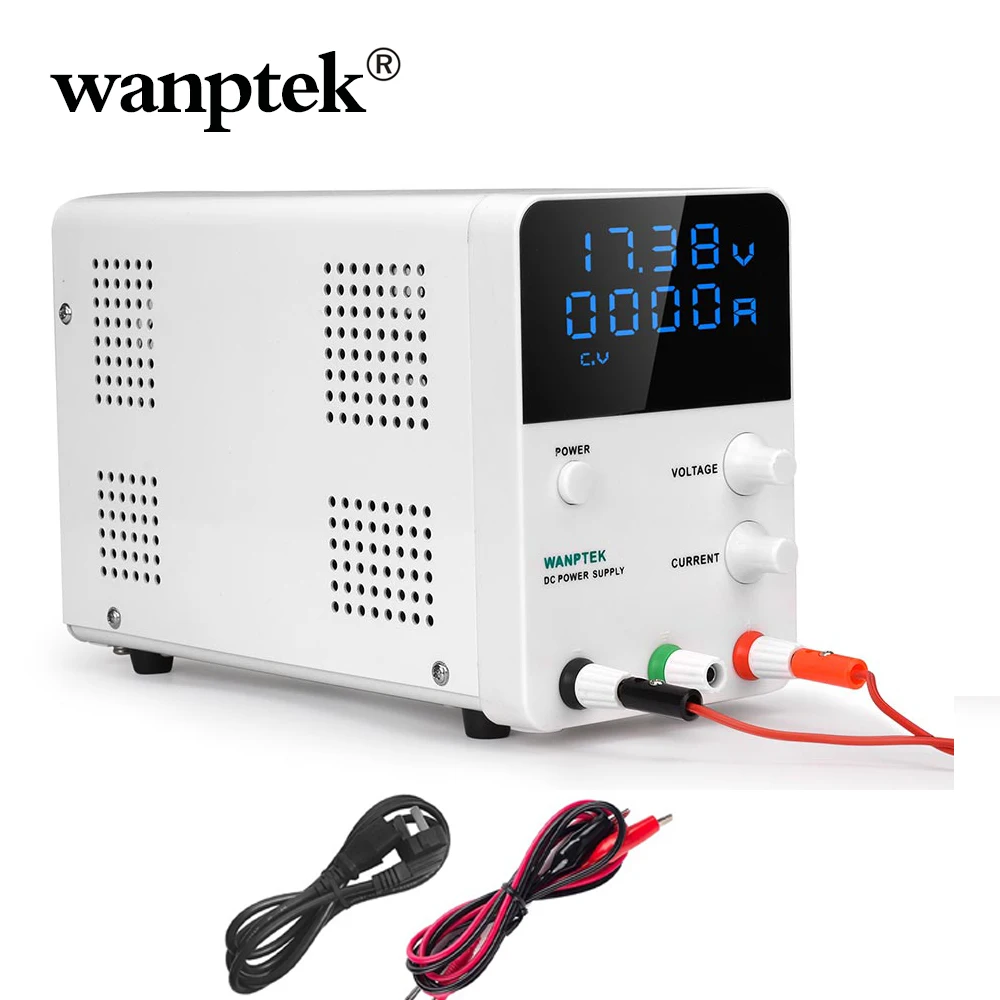 

Wanptek Adjustable Switching dc lab power supply Variable 60V 30V 10A 5A Regulated Power Modul Laboratory Power Source digital