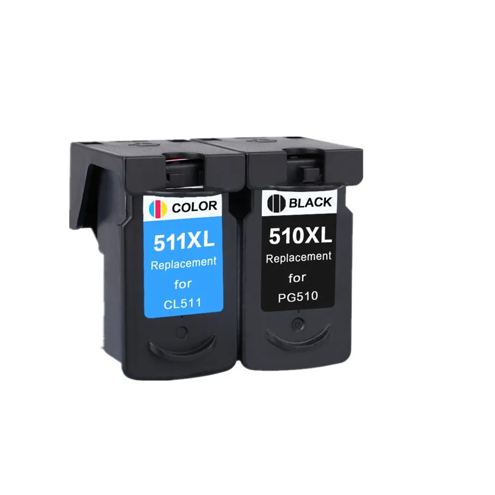 2 х черный/цветной совместимый чернильный картридж PG510 CL511 для canon pg 510 cl 511 PIXMA MP230 240