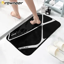 Anti deslizamento tapete do banheiro engrossar flanela super absorvente banheira piso lateral chuveiro capacho estilo moderno decoração de casa