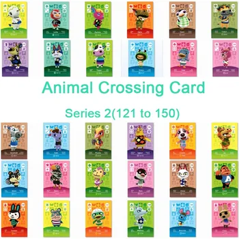 

Animal Crossing Card Amiibo Card Work For Ns Games Series 2 Animals Crossing Sticker (121 To 150)