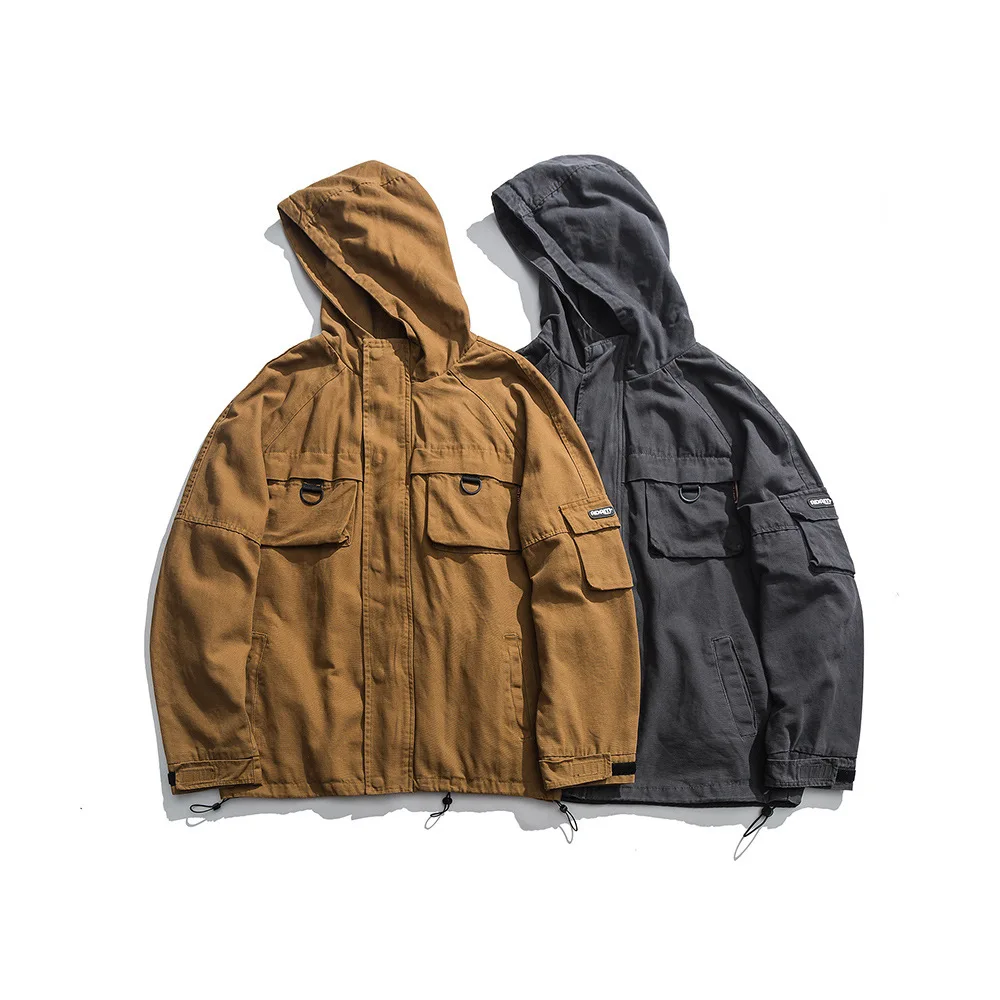 

2019 Autumn New Style Japanese-style Popular Brand Coat Men's Hoodie Loose Casual Tooling Jacket Men'S Wear